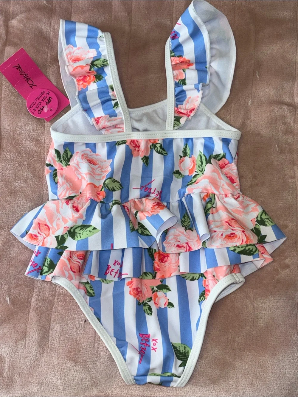 Betsey Johnson One-Piece Swimsuit Girls Size 3T